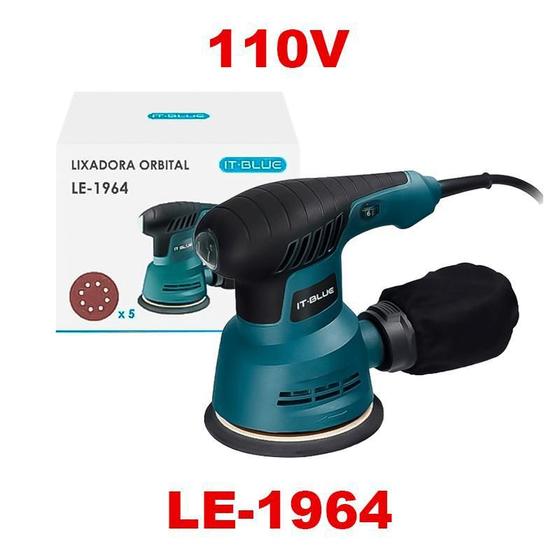 Imagem de Lixadeira Roto Orbital 110V It-Blue Le-1964