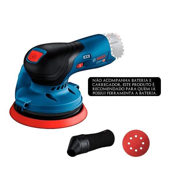 Imagem de Lixadeira Roto Orbital 125Mm 5 A Bateria 12V Bosch Gex