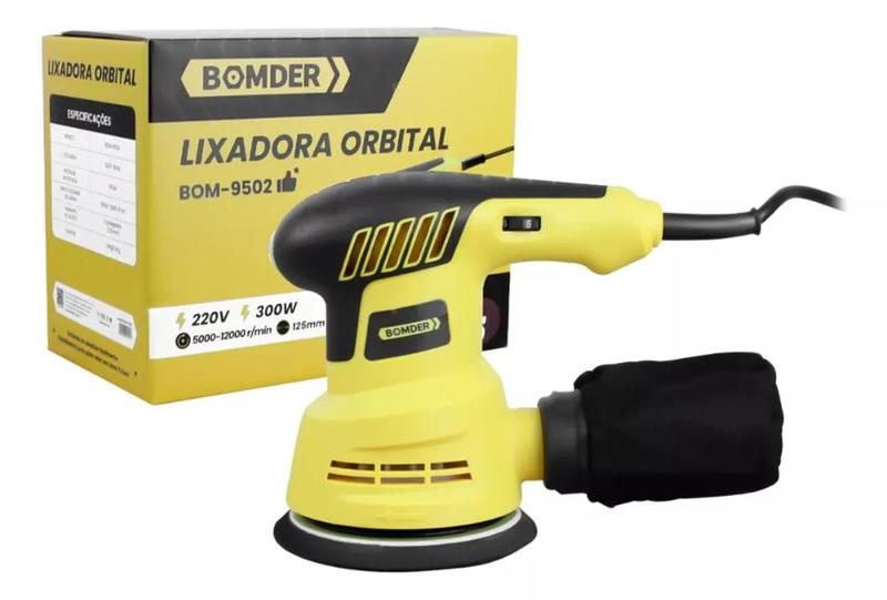 Imagem de Lixadeira Roto Orbital 220v Profissional 125mm 50hz 300w