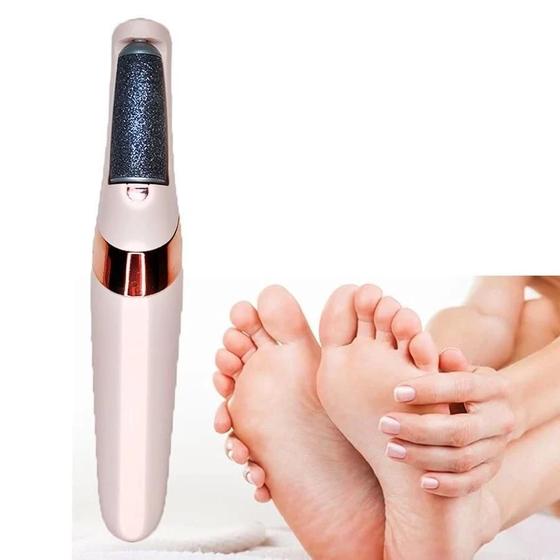 Imagem de Lixador de Pé Elétrico - Esfoliador Tira Calos Pedicure Portátil Lixa Elimina Calo Portátil Usb Recarregável