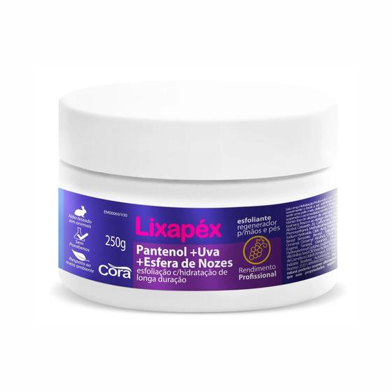 Imagem de Lixapex Esfoliante p/ pernas e pés 250g - Cora