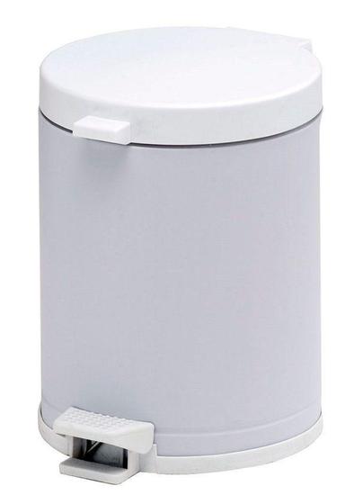 Lixeira 10,5 Litros Branco com Pedal e Recipiente Plástico e Corpo em Folha Flandres - VIEL Menor preço em Lixeira 10,5 Litros Branco com Pedal e Recipiente Plástico e Corpo em Folha Flandres - VIEL
