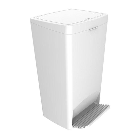 Lixeira 25 Litros Smart Com Pedal Cesto De Lixo Plástico Cozinha - Crippa Menor preço em Lixeira 25 Litros Smart Com Pedal Cesto De Lixo Plástico Cozinha - Crippa