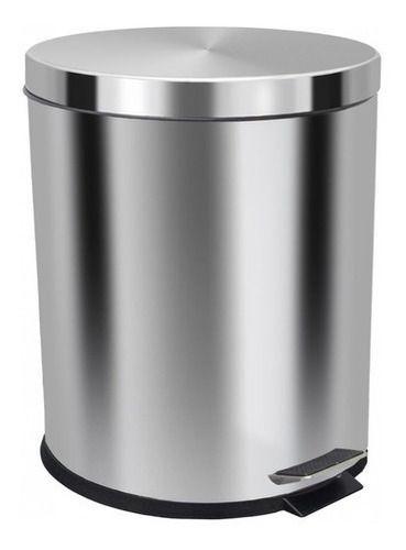 Imagem de Lixeira Aço Inox 30 Litros Balde Interno Removível
