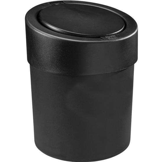 Lixeira Automática 5 Litros Tampa Esconde Sacola Banheiro Preta Menor preço em Lixeira Automática 5 Litros Tampa Esconde Sacola Banheiro Preta