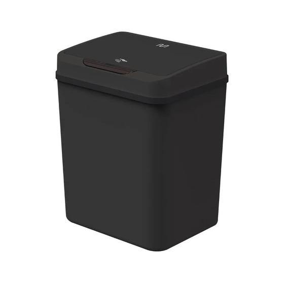 Imagem de Lixeira Automática com Sensor de Aproximação 9 Litros Preto EI080, MULTILASER  MULTILASER