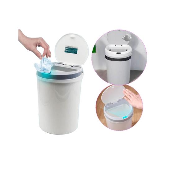 Imagem de Lixeira Automática Com Sensor de Aproximação Lixeira Inteligente 5 Litros Tampa Automática