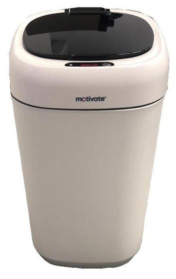 Imagem de Lixeira Automática Inteligente Smart Com Sensor Branca Cesto 9 Lts