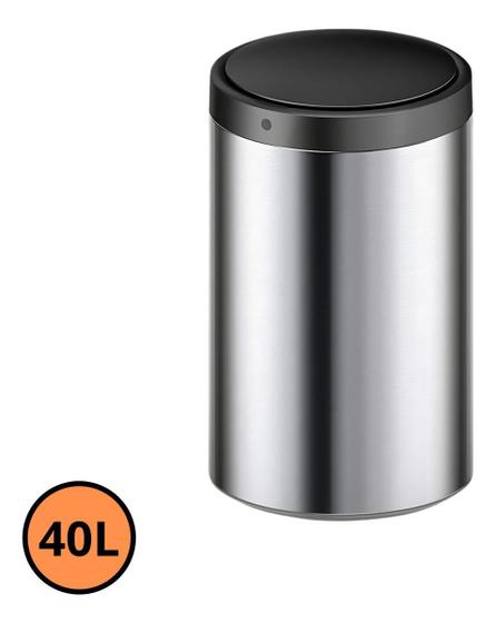 Imagem de Lixeira Automática Redonda 40l Com Sensor De Proximidade