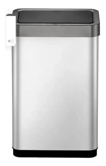 Lixeira Automática Sensor que Abre 50 L Aço Inox luxo-members Mark