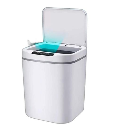 Imagem de Lixeira Automática Sensor Recarregável Usb Para Cozinha
