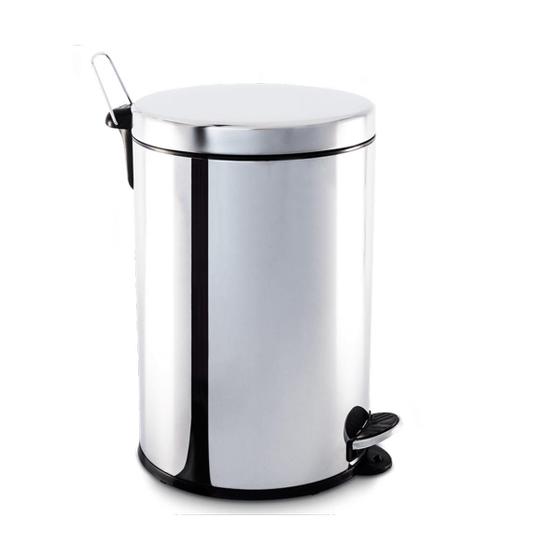 Imagem de Lixeira Brinox Aço Inox 20 Litros Com Pedal e Balde Ø30x46cm