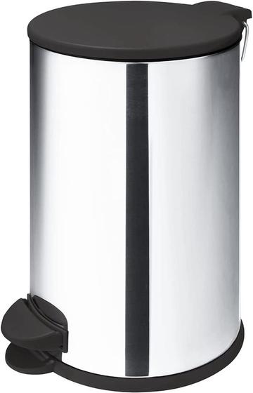 Lixeira Cesto De Lixo Cozinha Banheiro Pedal 12L Aço Inox Menor preço em Lixeira Cesto De Lixo Cozinha Banheiro Pedal 12L Aço Inox