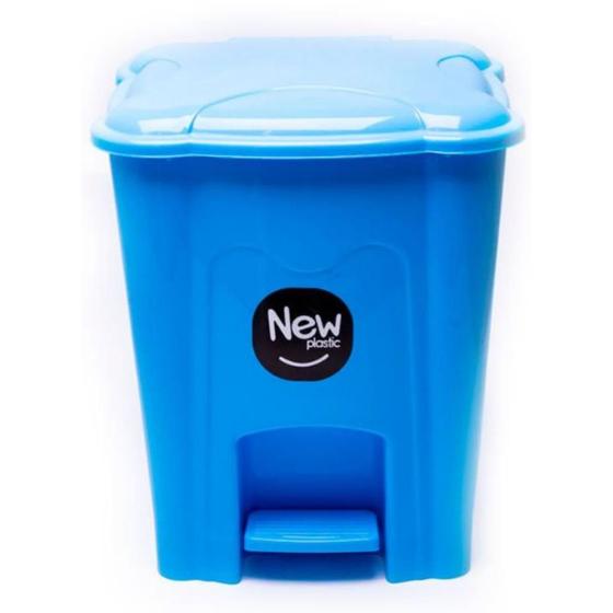 Imagem de Lixeira Cesto de Lixo Para Cozinha E Banheiro Com Pedal 10l