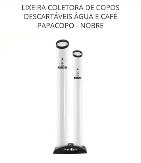 Lixeira coletora de copos descartáveis água e café papacopo - nobre Menor preço em Lixeira coletora de copos descartáveis água e café papacopo - nobre