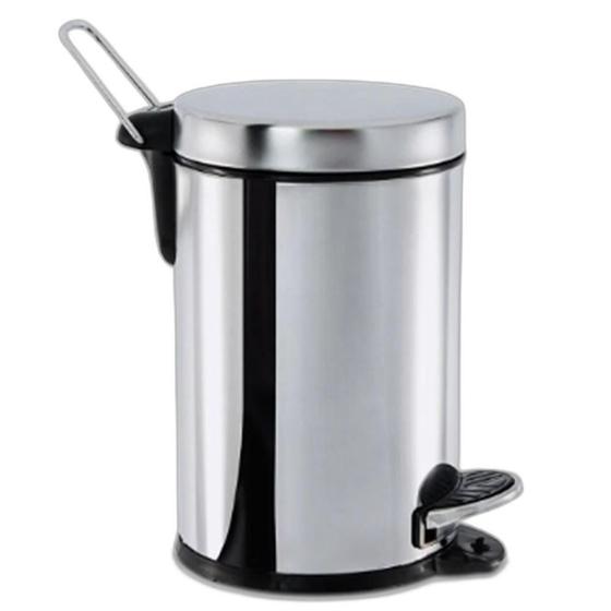 Imagem de Lixeira Com Pedal 3 Litros Em Aço Inox