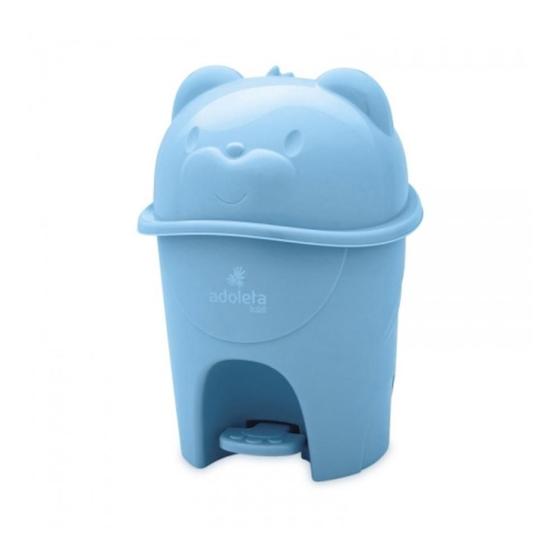 Imagem de Lixeira com Pedal 6,5L Adoleta Azul 0886-12
