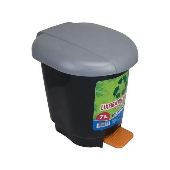 Lixeira com Pedal - 7 Litros Menor preço em Lixeira com Pedal - 7 Litros