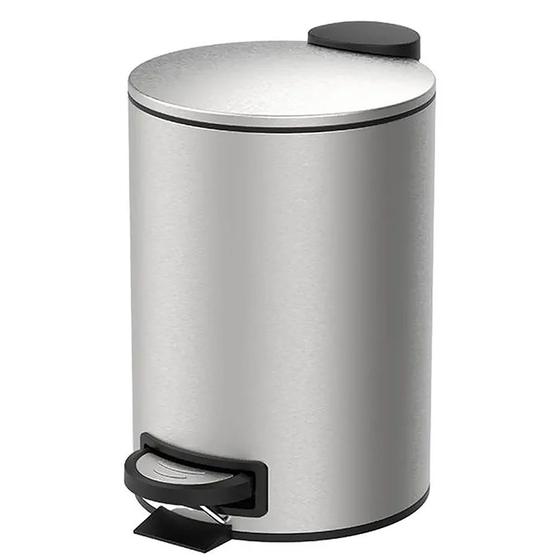 Imagem de Lixeira Com Pedal Em Aço Inox Balde Spin 3l Brinox