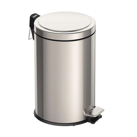 Imagem de Lixeira com Pedal Inox 12L Balde Interno 94538112 Tramontina