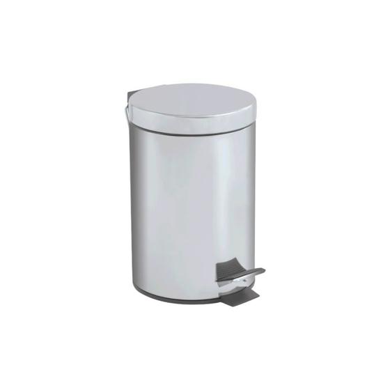 Imagem de Lixeira com pedal inox 5 lts - ad