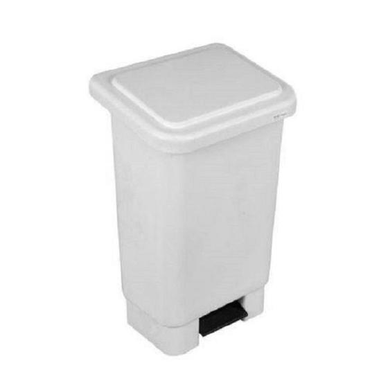 Lixeira Com Pedal Marfinite Branca 25 Litros Menor preço em Lixeira Com Pedal Marfinite Branca 25 Litros