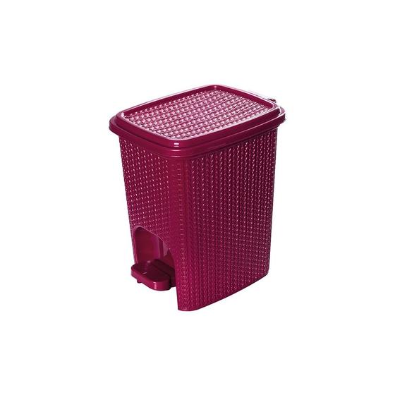 Imagem de Lixeira com Pedal Trama 7 L Plasútil