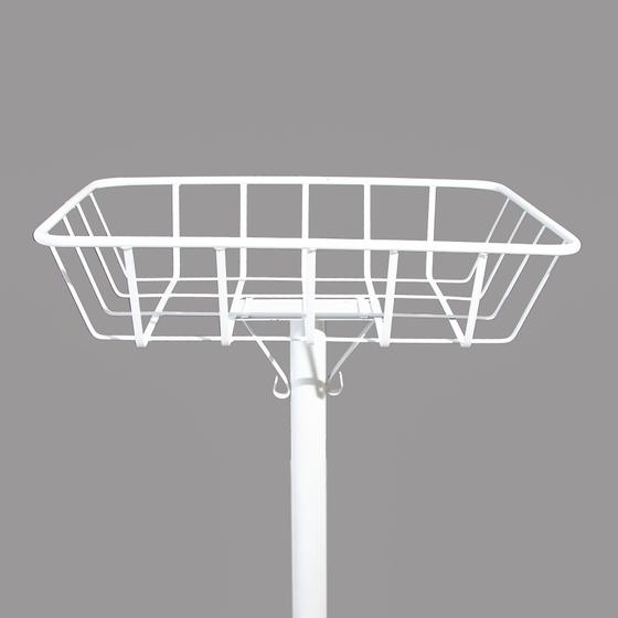 Imagem de Lixeira com Pedestal Para Calçada Rua Anticorrosiva Resistente - Em Aço Na Pintura Eletrostática