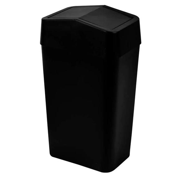 Imagem de Lixeira Com Tampa Astra Basculante 8L Preta