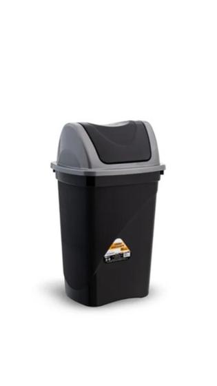 Imagem de Lixeira com Tampa Basculante 30L Reforçada