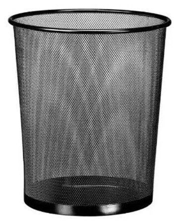 Imagem de Lixeira com Tela sem Tampa Black 9 L - Mimo Style - ALX04