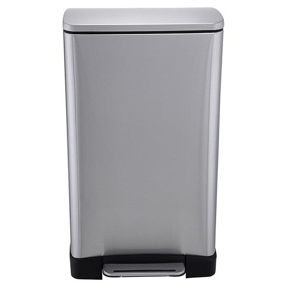 Imagem de Lixeira de Aço Inox E-Cube 30L
