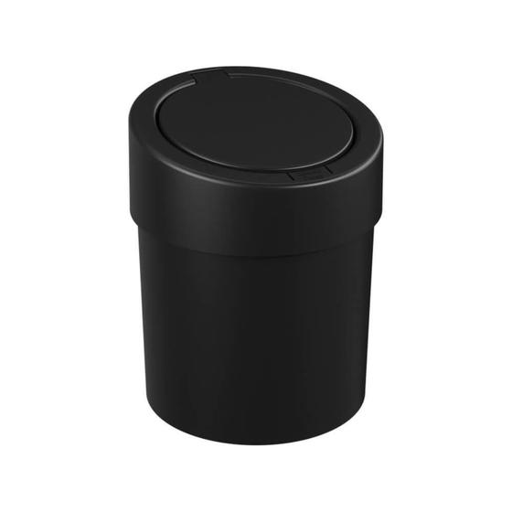 Lixeira de Cozinha e Banheiro Press 5 Litros Preto - Coza Menor preço em Lixeira de Cozinha e Banheiro Press 5 Litros Preto - Coza