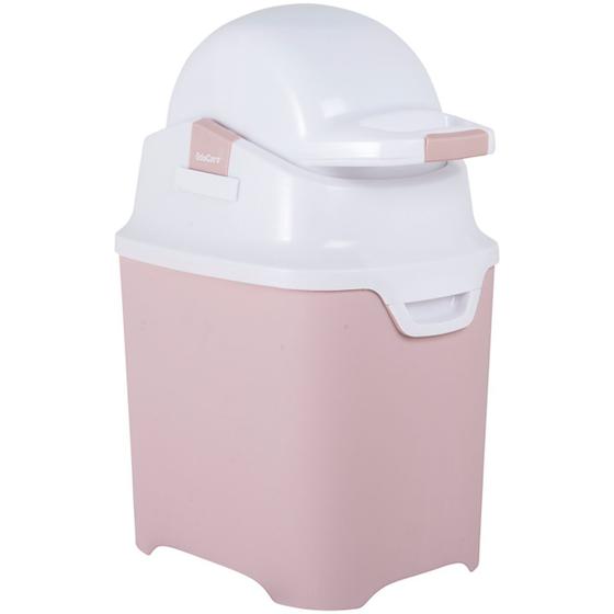 Imagem de Lixeira de Fraldas Kiddo Odocare One Old Pink Rosa Anti-odor