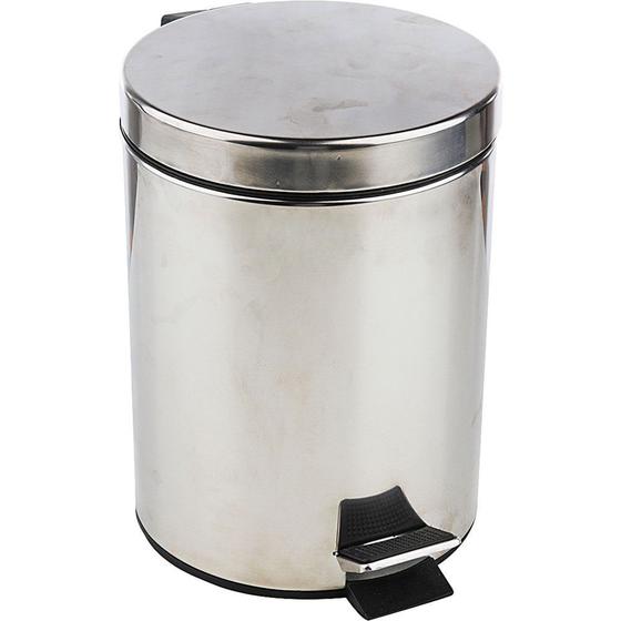 Lixeira de Inox 5l com Pedal Menor preço em Lixeira de Inox 5l com Pedal