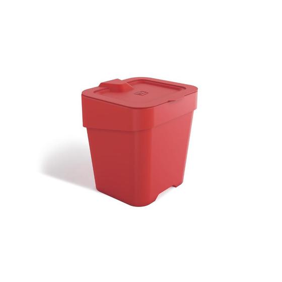 Imagem de Lixeira De Pia Slim 2,5L Compacta Multiuso Vermelho