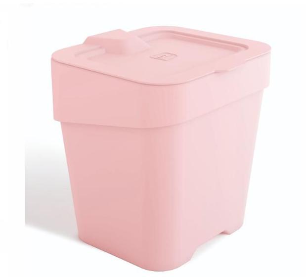 Imagem de Lixeira de Pia Slim 2,5L Rosa UZ