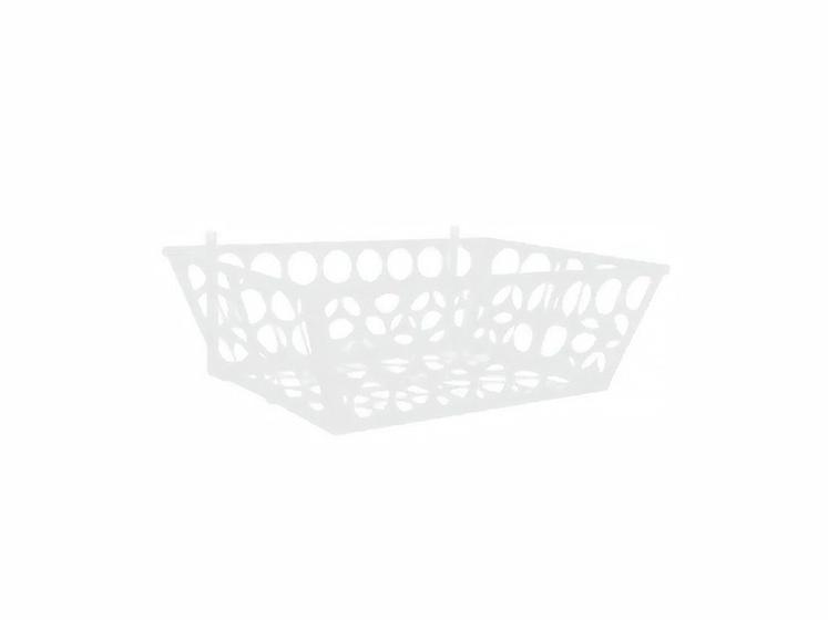 Imagem de Lixeira de Rua Modelo Retangular 60cm de Parede