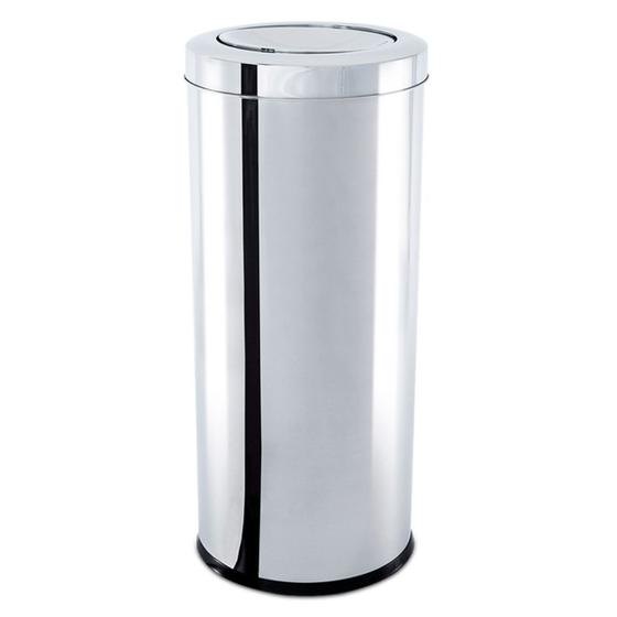 Lixeira Decorline Brinox Inox Basculante 28 Litros 3032/204 Menor preço em Lixeira Decorline Brinox Inox Basculante 28 Litros 3032/204