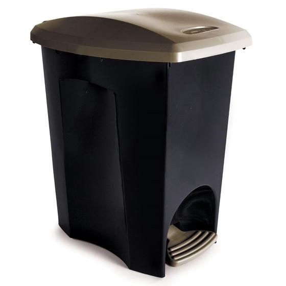 Imagem de Lixeira Ecoblack 15 Litros com Pedal Plasutil