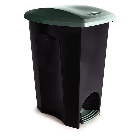 Lixeira Ecoblack Com Pedal Preta Plasutil - 30 Litros Menor preço em Lixeira Ecoblack Com Pedal Preta Plasutil - 30 Litros