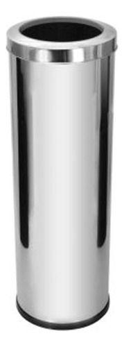 Imagem de Lixeira Em Aço Inox Com Aro - 30 Litros