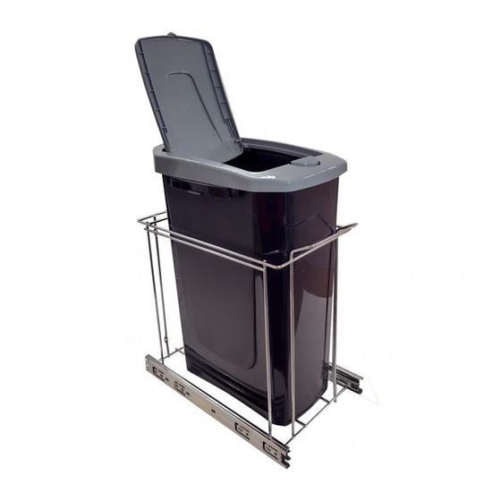 Imagem de Lixeira Flip Top Desl. Simples Lateral 15 Lts Bredal