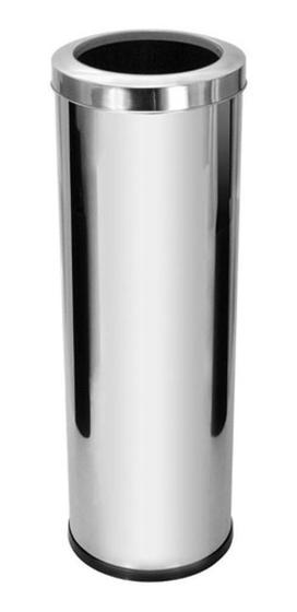 Imagem de Lixeira Inox 30 Litros Com Aro Inox