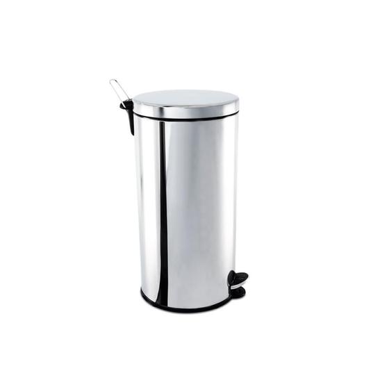 Imagem de Lixeira Inox 30L Com Pedal E Balde