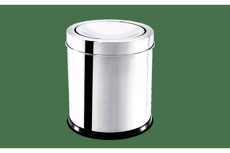 Lixeira Inox c/ tampa basculante 3,2L - Brinox Menor preço em Lixeira Inox c/ tampa basculante 3,2L - Brinox