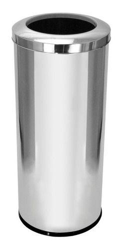 Imagem de Lixeira Inox Com Aro  50 Litros Inox