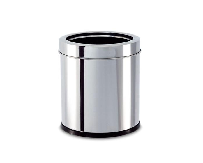 Imagem de Lixeira inox com aro decorline lixeiras brinox