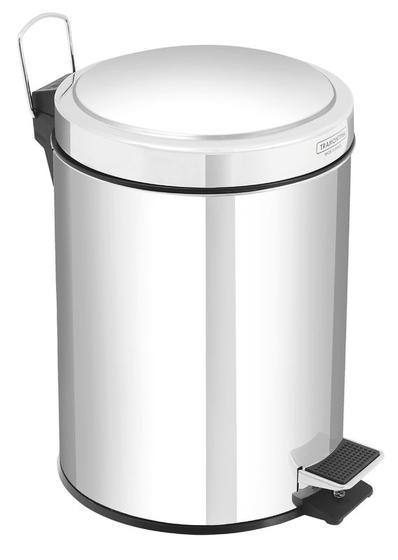 Imagem de Lixeira Inox com Pedal Tramontina Brasil com Balde Interno 3L