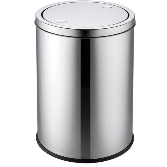Imagem de Lixeira Inox com Tampa Basculante 12 L - Class Home